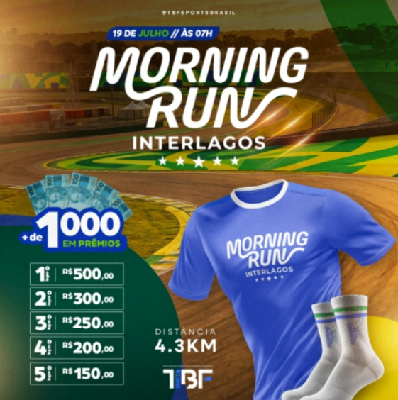 CORRIDA MORNING RUN- ETAPA AUTODROMO INTERLAGOS