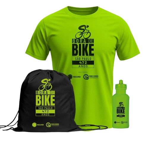 Passeio ciclistico na virada esportiva