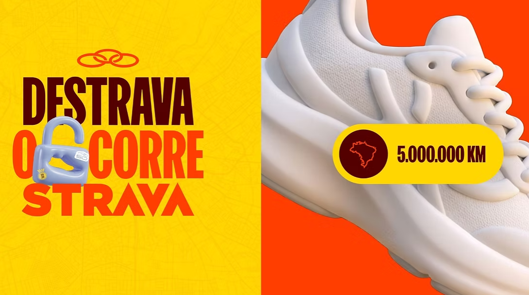 Ação entre Olympikus e Strava bota o Brasil para correr!
